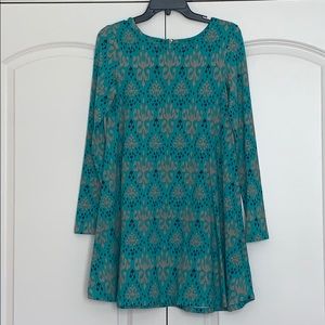 Ikat Printed Dress Size Small NWOT